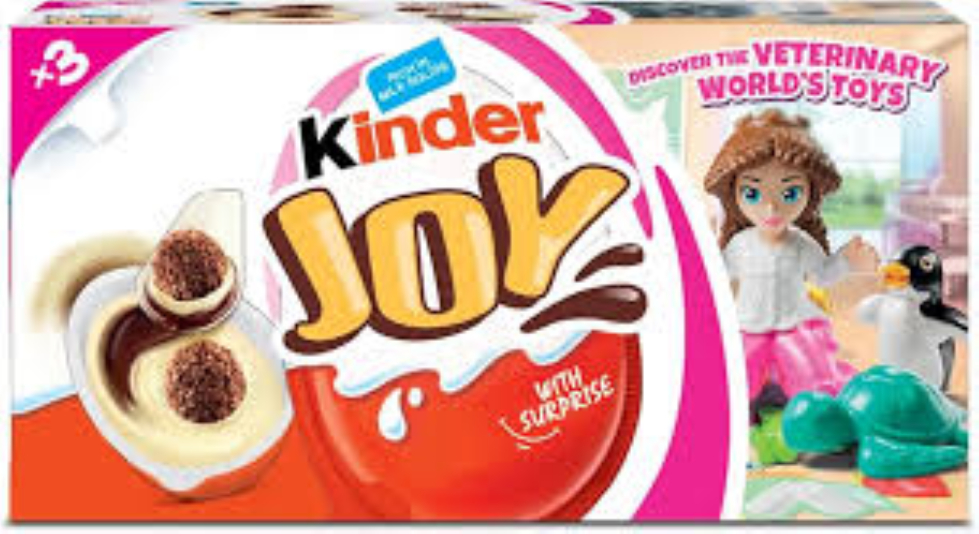 KINDER JOY GIRL PROMO PACK 3X32
